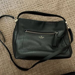 Kate Spade Black Leather Satchel
